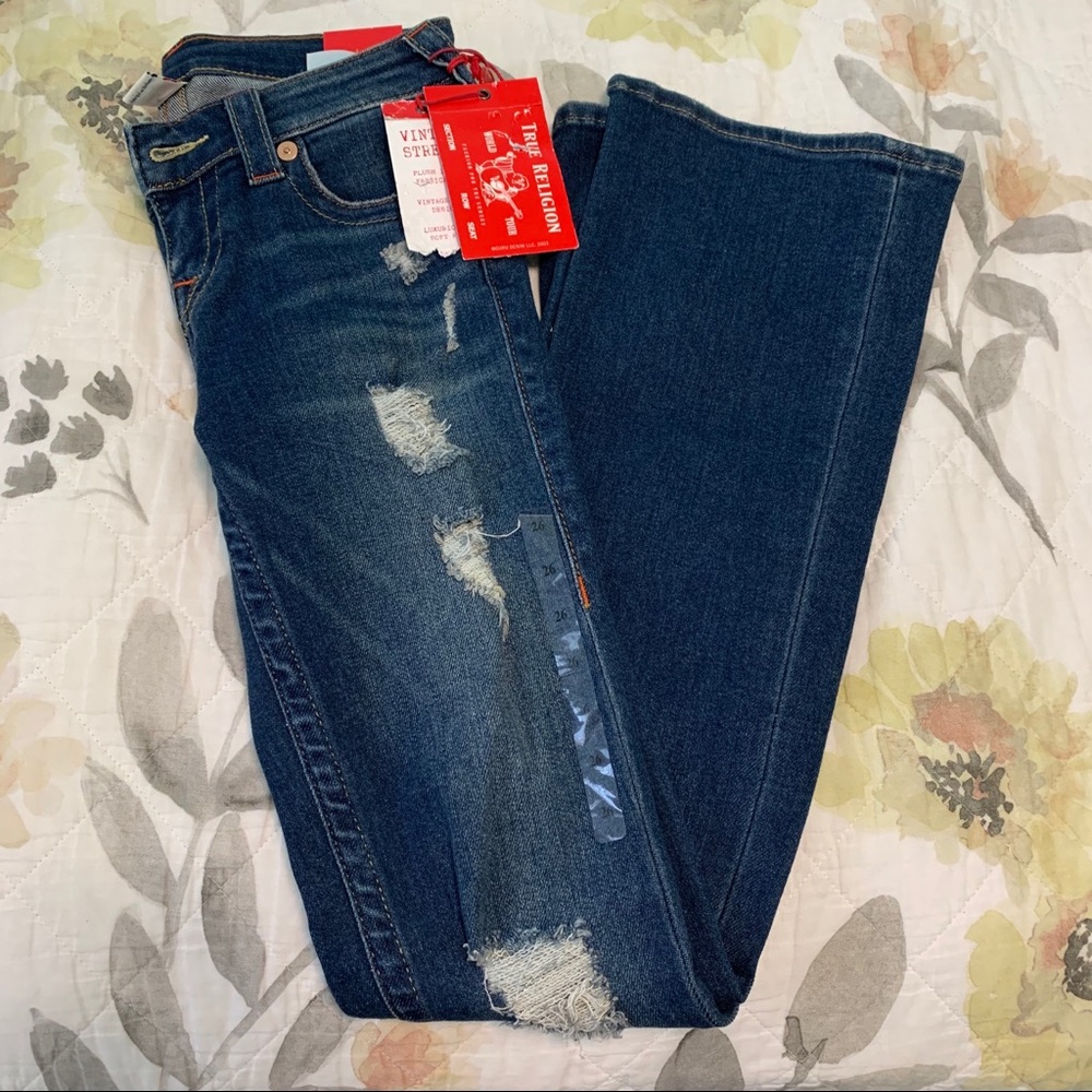 NWT True Religion Mid Rise Bootcut Jeans